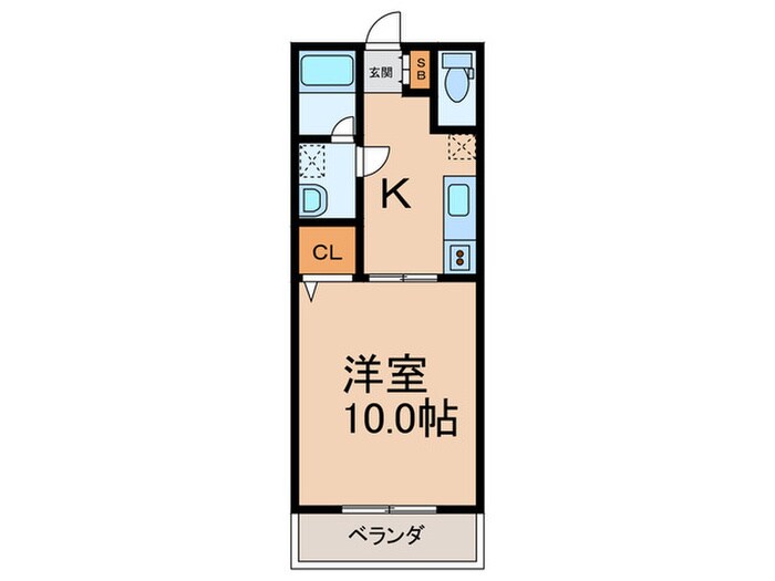 ミルーム津福の物件間取画像