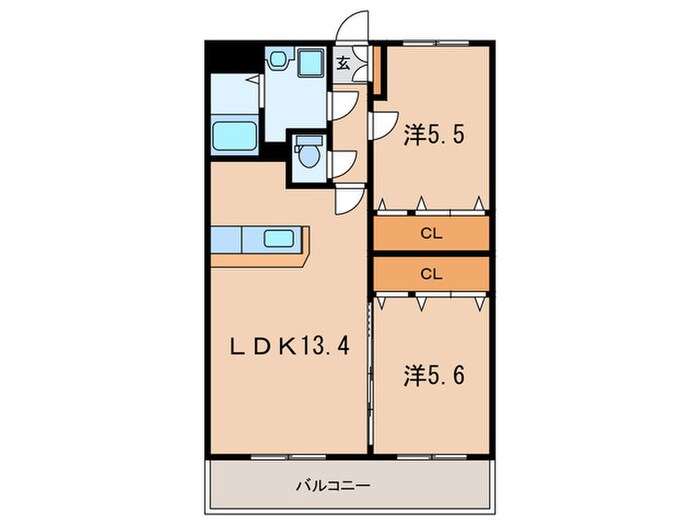 ユーミーシャルマンの物件間取画像