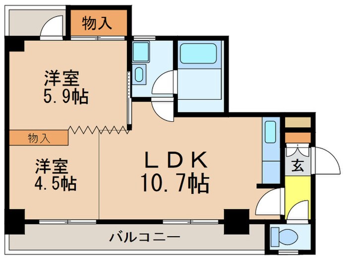 レキシントンスクエア浄水の物件間取画像