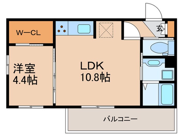 Ｄ－ｒｏｏｍM.K.の物件間取画像