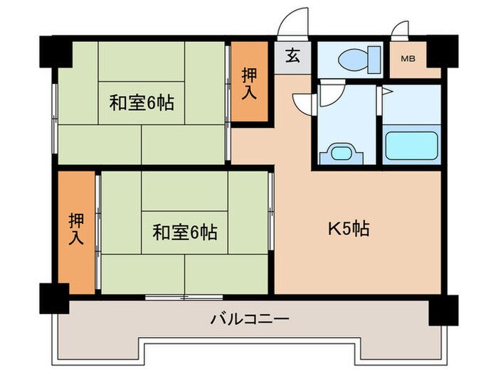 筑紫センタービルの物件間取画像