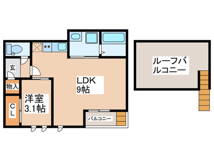 Ｇｒａｎｄｔｉｃ朝倉の物件間取画像