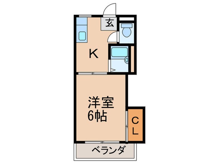 クインハイツ医生ケ丘の物件間取画像