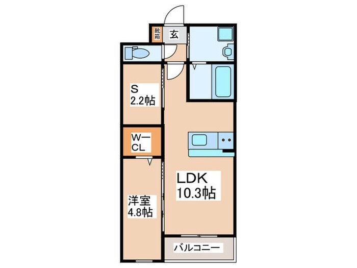 LIFEFIELD小郡Ⅱの物件間取画像