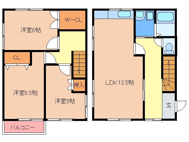 エクシ－ド今の庄の物件間取画像