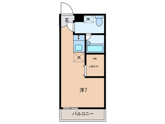 アパートメント・スクエア3番館の物件間取画像