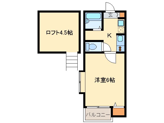 ピュア県庁北参番館の物件間取画像