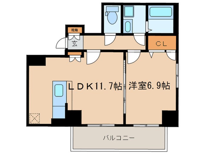 グレンパークⅠ番館の物件間取画像