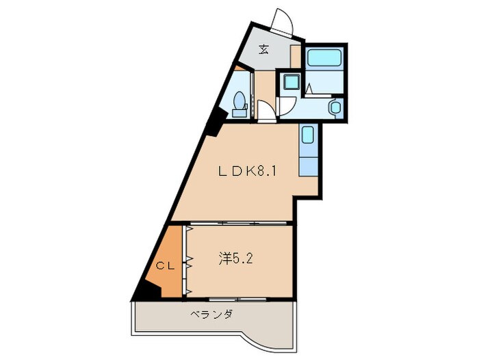 フェルト１７１３の物件間取画像