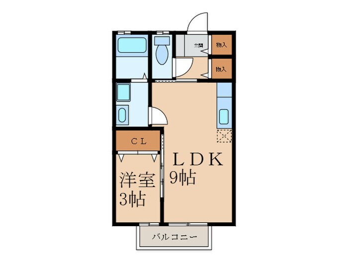 コンフォ－ルＳの物件間取画像