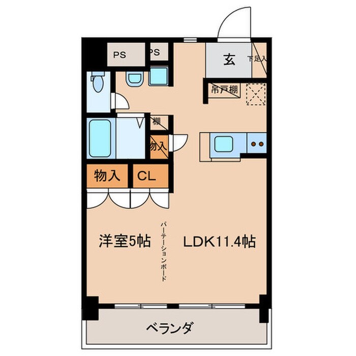 パストラーレ米長の物件間取画像