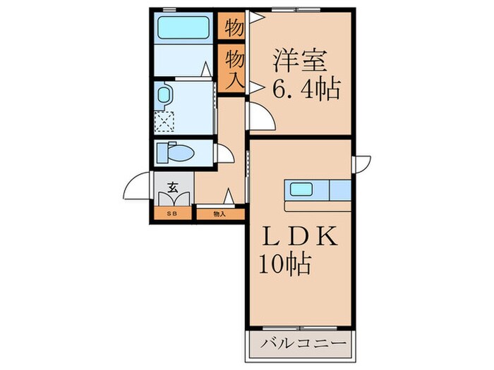 アクアコート行橋の物件間取画像