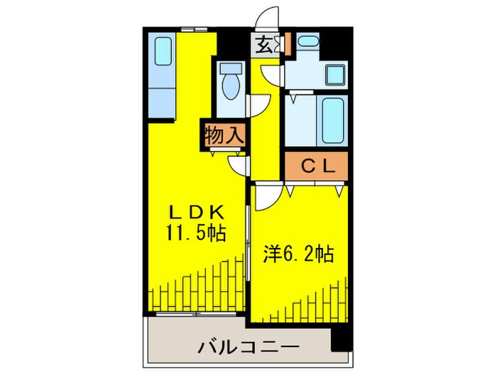 リブル高砂の物件間取画像