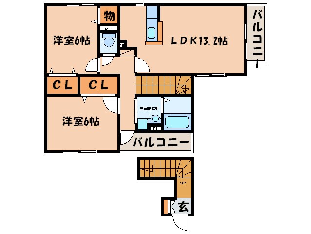 リスの物件間取画像