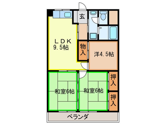 コラム新知の物件間取画像