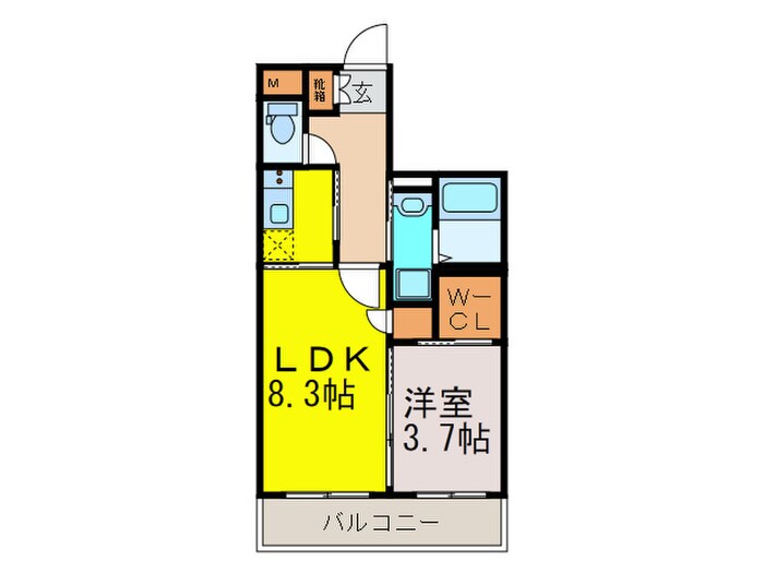 ﾘｱﾝﾌﾟﾚﾐｱﾑﾚｼﾞﾃﾞﾝｽ平和の物件間取画像