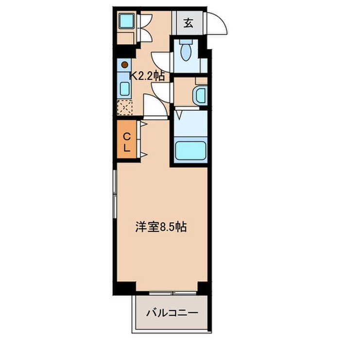 Ｃａｓｔｌｅ伊都の物件間取画像