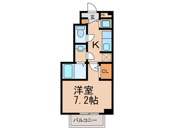 シャルマンドミールＢ棟の物件間取画像