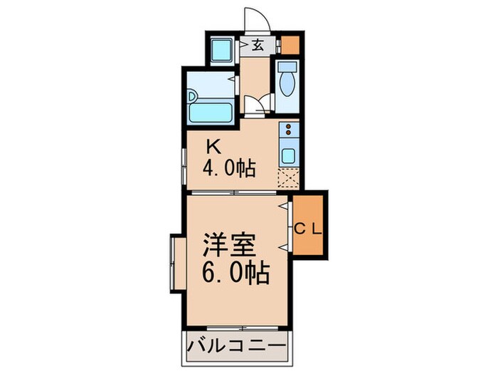 クロスステージ博多駅前の物件間取画像