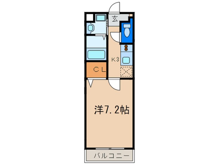 aube 春の町（ｵｰﾌﾞﾊﾙﾉﾏﾁ）の物件間取画像