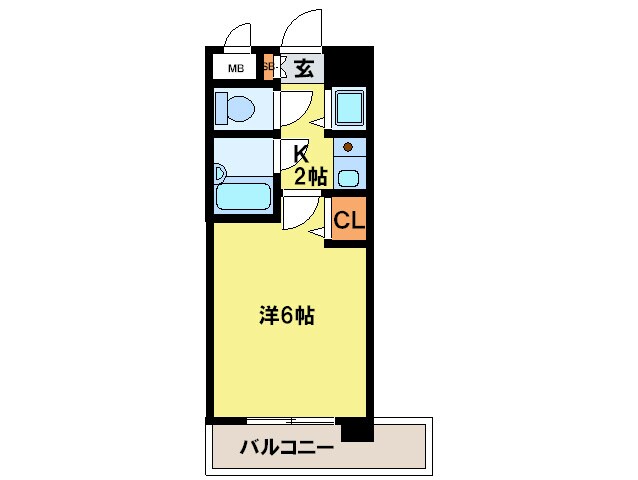 プライム　天神の物件間取画像