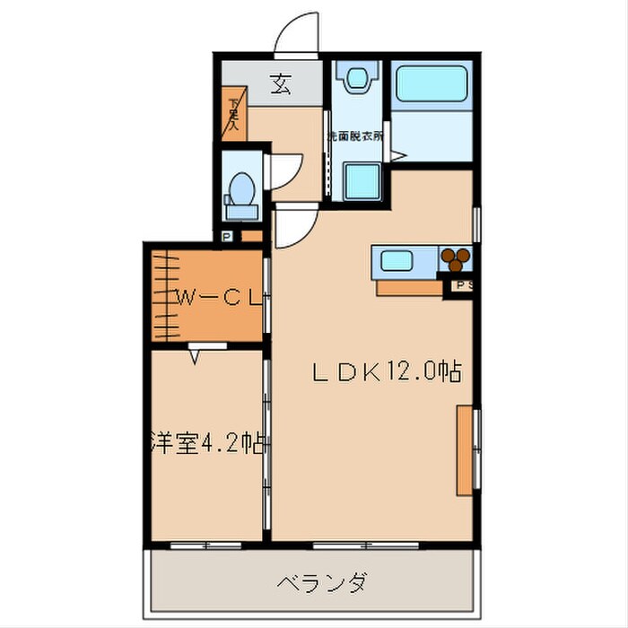 ドミールの物件間取画像