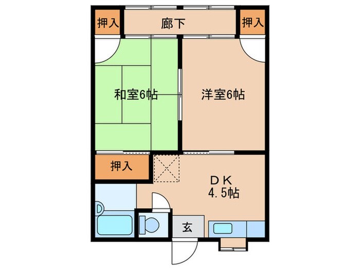 物件間取画像