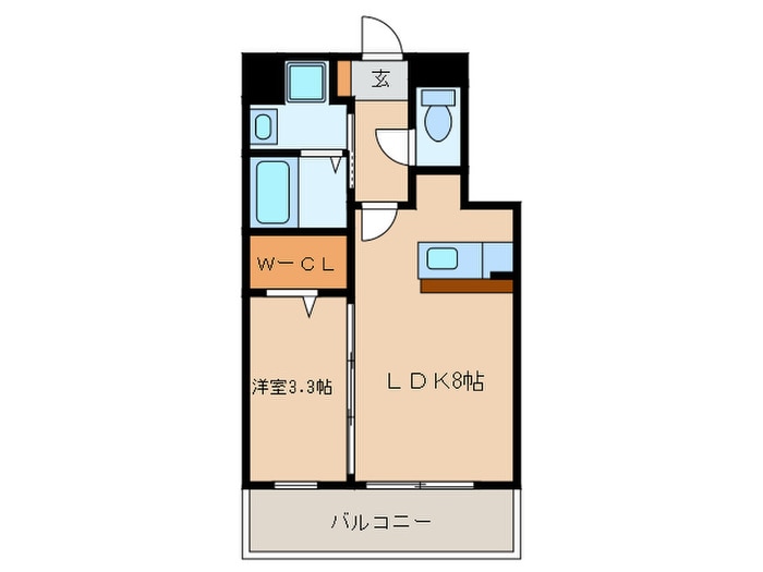 ﾘｱﾝﾌﾟﾚﾐｱﾑ室見ｽﾃｰｼｮﾝの物件間取画像