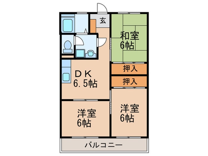 ジェイズビルⅡの物件間取画像