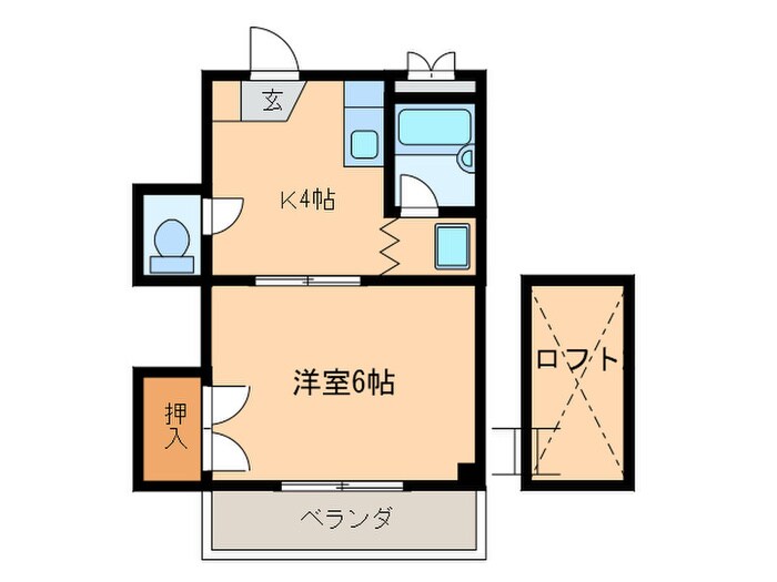 ソワール周船寺の物件間取画像