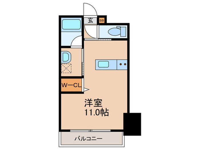 レーブコート西千石の物件間取画像