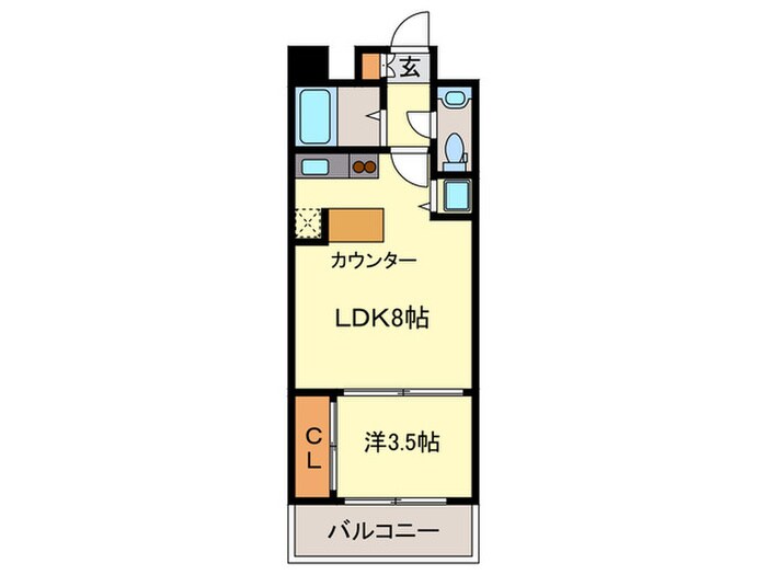 エステ－ト・モア・天神サクセスの物件間取画像