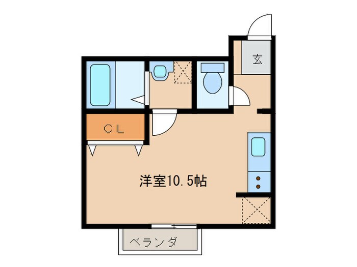 シエルフ宮丸　B棟の物件間取画像