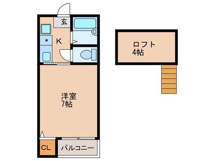 コモド天神南の物件間取画像