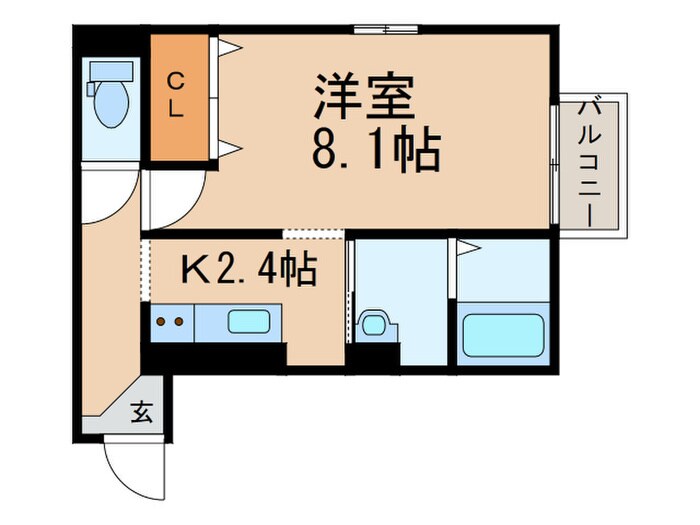 Carnelian　穴生の物件間取画像