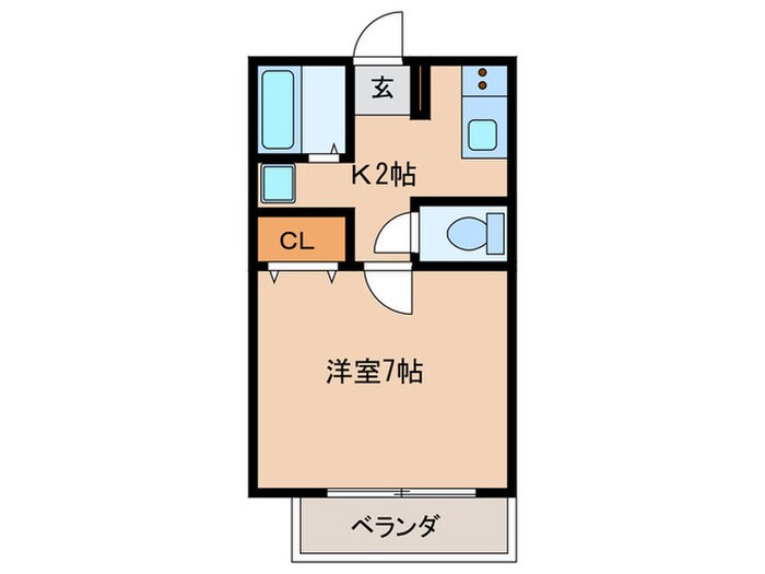 リブレア南福岡の物件間取画像