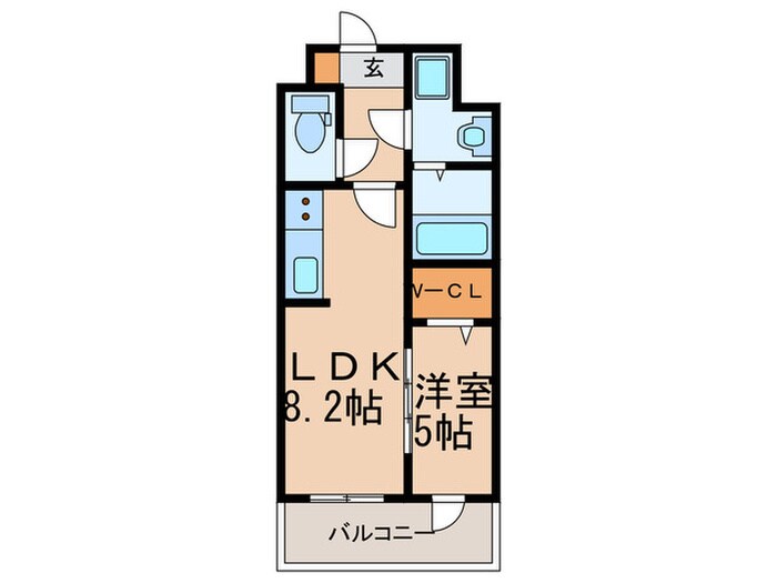 modern　palazzo　博多surの物件間取画像