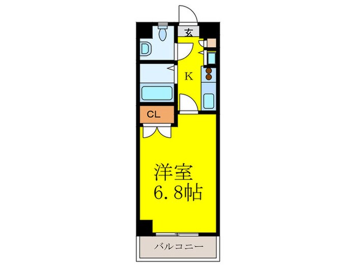 ｺﾝﾄﾞﾐﾆｱﾑ高宮通り弐番館の物件間取画像