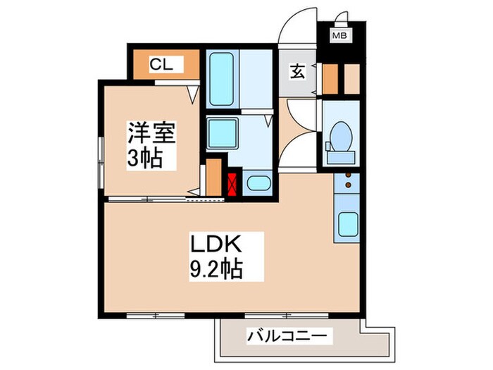 LIFE FIELD ＪＲ二日市駅前の物件間取画像