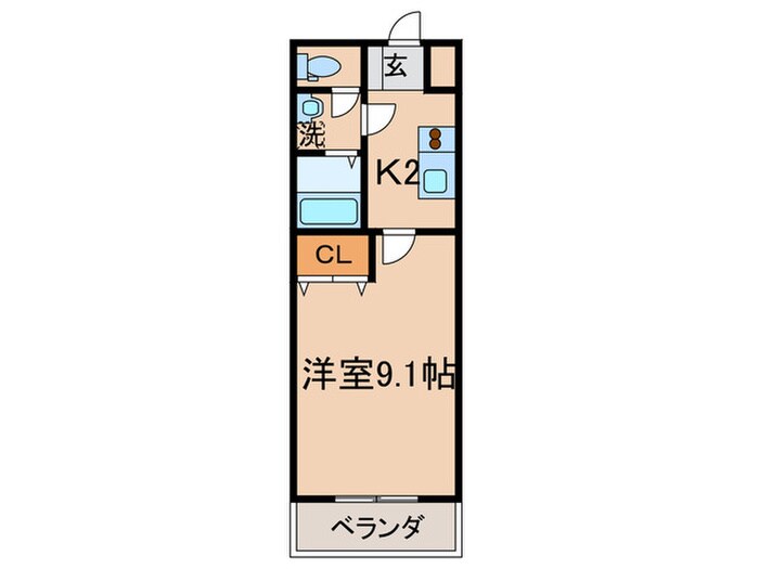 グリ－ンヒルズの物件間取画像