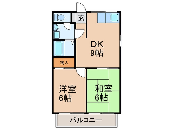 パークハイツ恵の物件間取画像