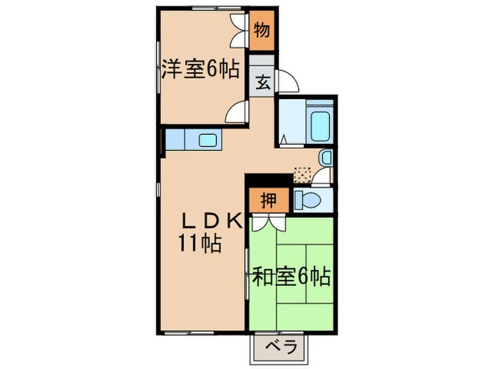 メゾン青山の物件間取画像