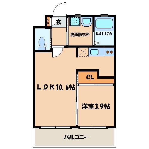 ベイスタイルの物件間取画像