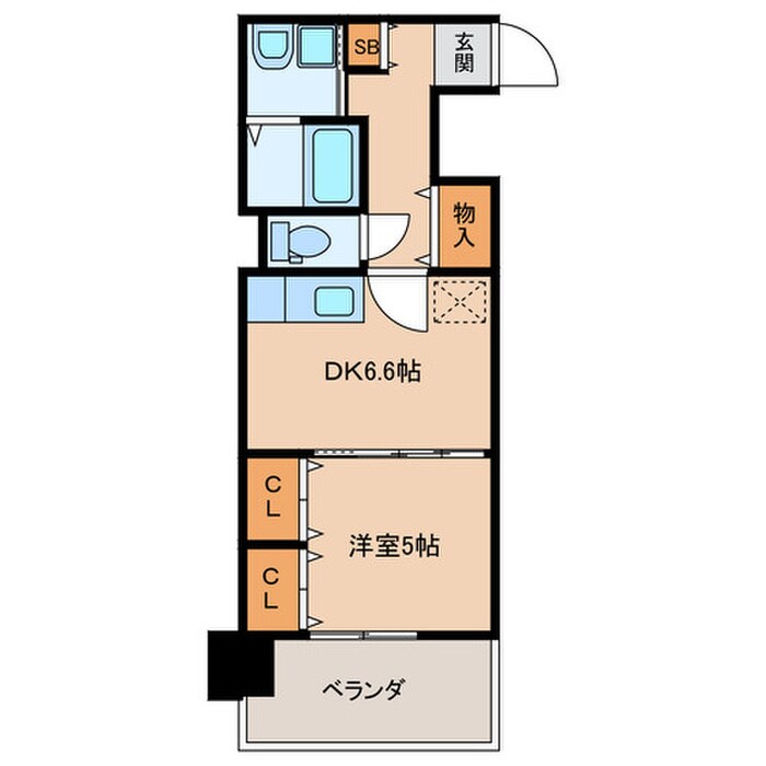 グラディート吉塚駅東の物件間取画像