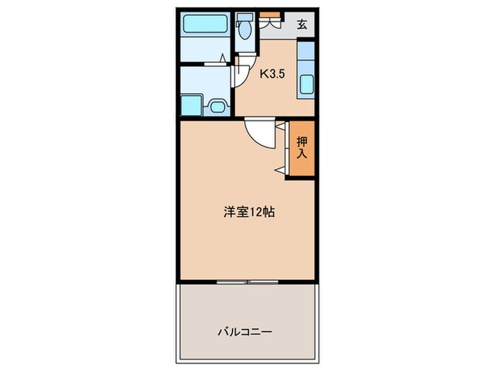 Fガーデン教育大前Ⅱの物件間取画像