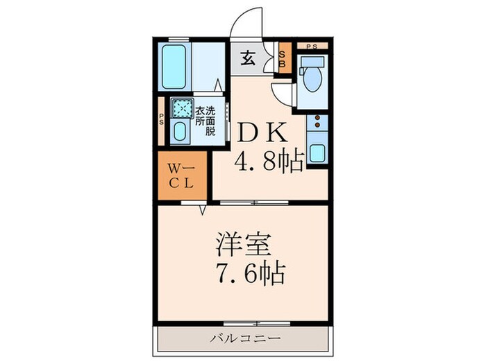 Ｍａｒｒｏｎｎｉｅｒの物件間取画像