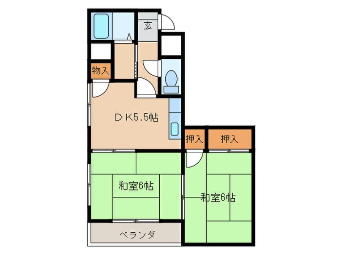 アルテハイム小倉Ⅳの物件間取画像