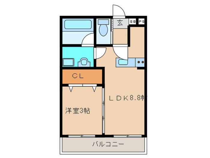 ジュネス和白の物件間取画像