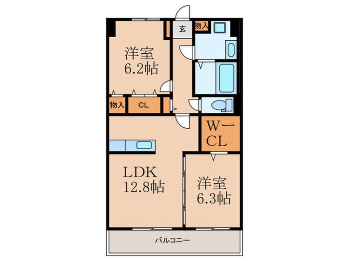 ステラＳＴⅢの物件間取画像