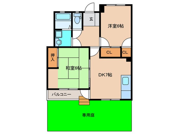 コ－ポ光岡の物件間取画像